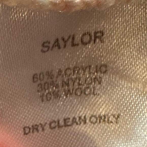 SAYLOR Reformation Pink Striped Sweater Wool Blend XS/S - Picture 5 of 8